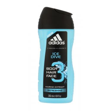 Adidas Ice Dive   250Ml   3In1 Für Mann (Shower Gel)