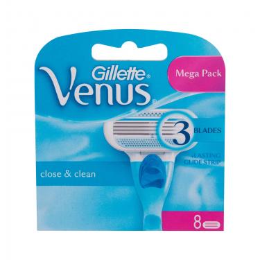 Gillette Venus Close & Clean  8Pc    Für Frauen (Replacement Blade)