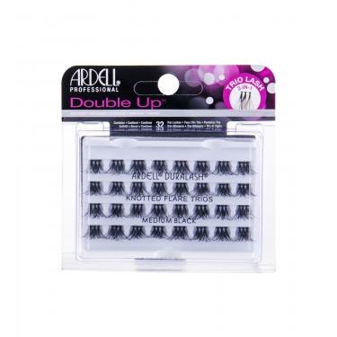 Ardell Double Up Knotted Trio Lash  32Pc Medium Black   Für Frauen (False Eyelashes)