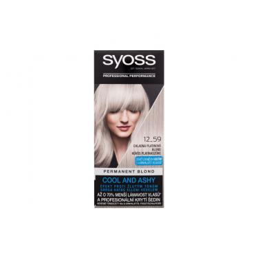 Syoss Permanent Coloration Permanent Blond 50Ml  Für Frauen  (Hair Color)  12-59 Cool Platinum Blond