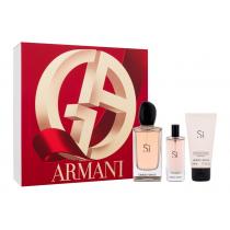 Giorgio Armani Si   Edp 100 Ml + Shower Gel 50 Ml + Edp 15 Eau De Parfum 1200000101 100Ml W (Eau De Parfum)