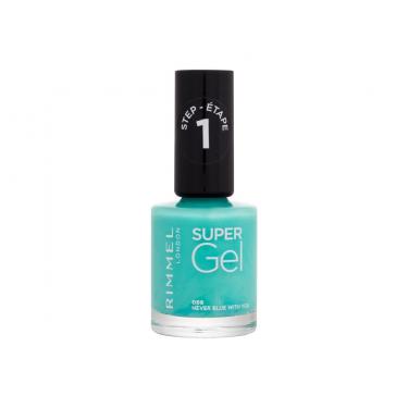 Rimmel London Super Gel Step1 12Ml  Für Frauen  (Nail Polish)  098 Never Blue With You