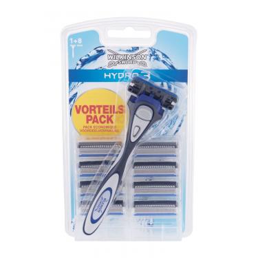 Wilkinson Sword Hydro 3  Razor 1 Pc + Replacement Blades 8 Pcs 1Pc    Für Mann (Razor)