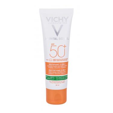 Vichy Capital Soleil Mattifying 3-In-1  50Ml   Spf50+ Für Frauen (Face Sun Care)