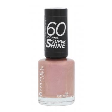 Rimmel London 60 Seconds Super Shine  8Ml 510 Euphoria   Für Frauen (Nail Polish)