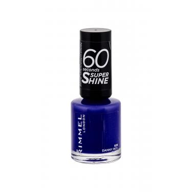 Rimmel London 60 Seconds Super Shine  8Ml 828 Danny Boy, Blue!   Für Frauen (Nail Polish)