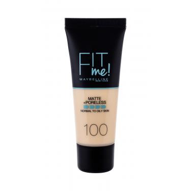 Maybelline Fit Me! Matte + Poreless  30Ml 100 Warm Ivory   Für Frauen (Makeup)