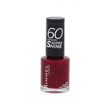 Rimmel London 60 Seconds Super Shine  8Ml 340 Berries And Cream   Für Frauen (Nail Polish)