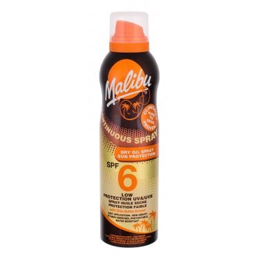 Malibu Continuous Spray Dry Oil  175Ml   Spf6 Für Frauen (Sun Body Lotion)