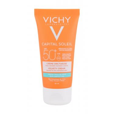 Vichy Capital Soleil Velvety Cream  50Ml   Spf50+ Für Frauen (Face Sun Care)