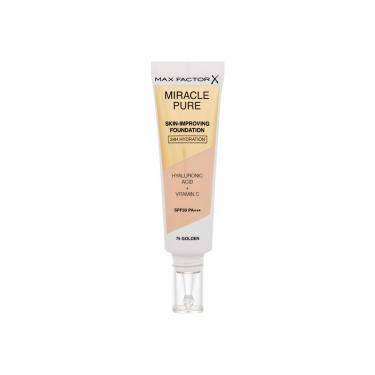 Max Factor Miracle Pure Skin-Improving Foundation  30Ml 75 Golden  Spf30 Für Frauen (Makeup)