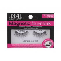 Ardell Magnetic Faux Mink 817  1Pc Black   Für Frauen (False Eyelashes)