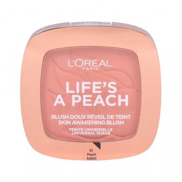 L'Oréal Paris Wake Up & Glow Life´S A Peach  9Ml 01 Peach Addict   Für Frauen (Blush)