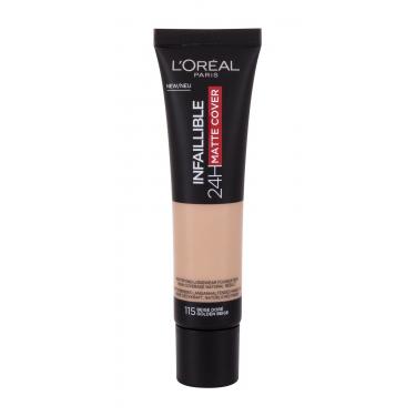 L'Oréal Paris Infaillible 24H Matte Cover  30Ml 115 Golden Beige   Für Frauen (Makeup)