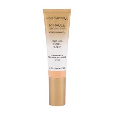 Max Factor Miracle Second Skin   30Ml 06 Golden Medium  Spf20 Für Frauen (Makeup)