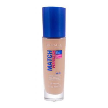 Rimmel London Match Perfection Spf20  30Ml 90 Porcelain   Für Frauen (Makeup)