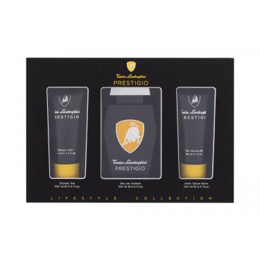 Lamborghini Prestigio  Edt 125 Ml + Shower Gel 100 Ml + Aftershave Balm 100 Ml 125Ml    Für Mann (Eau De Toilette)