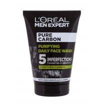 L'Oréal Paris Men Expert Pure Carbon  100Ml   Purifying Daily Face Wash Für Mann (Cleansing Gel)