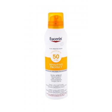 Eucerin Sun Sensitive Protect Sun Spray Dry Touch  200Ml   Spf50 Unisex (Sun Body Lotion)