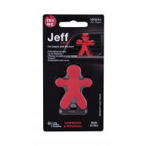 Mr&Mrs Fragrance Jeff   1Pc   Raspberry & Patchouli Unisex (Car Air Freshener)