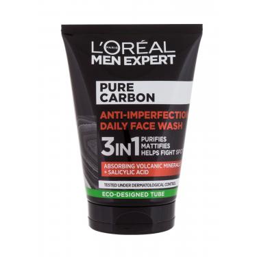 L'Oréal Paris Men Expert Pure Carbon Anti-Imperfection  100Ml   3In1 Für Mann (Cleansing Gel)