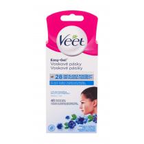 Veet Easy-Gel Wax Strips  40Pc   Sensitive Skin Für Frauen (Depilatory Product)