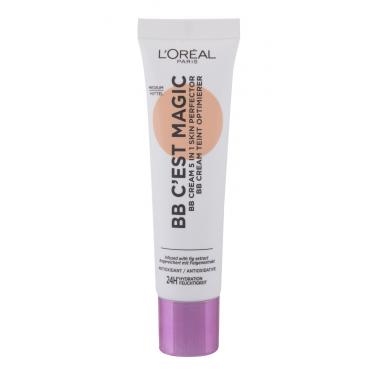 L'Oréal Paris Wake Up & Glow Bb C´Est Magic  30Ml Medium  Spf20 Für Frauen (Bb Cream)