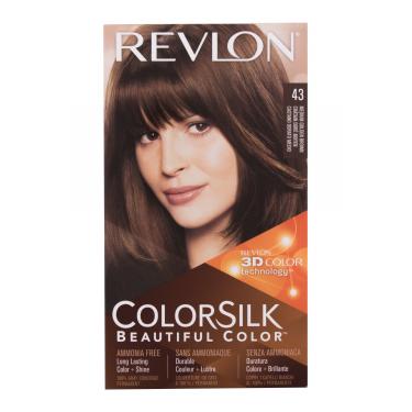 Revlon Colorsilk Beautiful Color Hair Color Colorsilk Beautiful Color 59,1 Ml + Developer 59,1 Ml + Conditioner 11,8 Ml + Gloves 59,1Ml 43 Medium Golden Brown   Für Frauen (Hair Color)