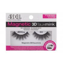 Ardell Magnetic 3D Faux Mink 854  1Pc Black   Für Frauen (False Eyelashes)