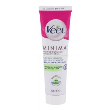 Veet Minima Hair Removal Cream Dry Skin  100Ml    Für Frauen (Depilatory Product)