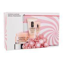 Clinique Moisture Surge Moisture Overload Moisturizing Face Cream Moisture Surge 100H Auto-Replenishing Hydrator 50 Ml + Moisture Surge Overnight Mask 30 Ml + Moisture Surge Eye 96-Hour Hydro-Filler Concentrate 5 Ml + Cosmetic Bag 50Ml    Für Frauen (Day 