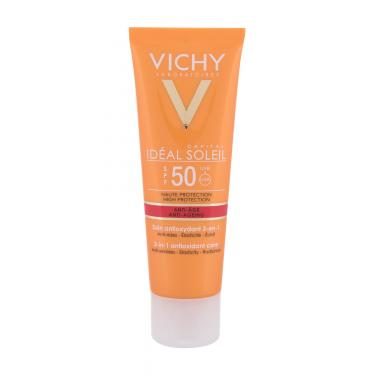 Vichy Capital Soleil Anti-Ageing 3-In-1  50Ml   Spf50 Für Frauen (Face Sun Care)