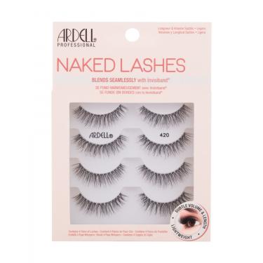 Ardell Naked Lashes 420  4Pc Black   Für Frauen (False Eyelashes)