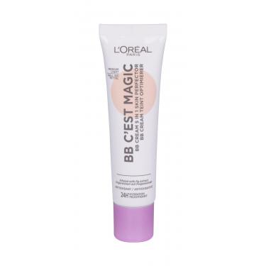 L'Oréal Paris Wake Up & Glow Bb C´Est Magic  30Ml Medium Light  Spf20 Für Frauen (Bb Cream)