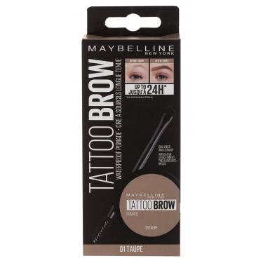 Maybelline Brow Tattoo Lasting Color Pomade  4G 01 Taupe   Für Frauen (Eyebrow Gel And Eyebrow Pomade)