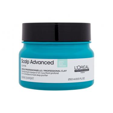 Loreal Professionnel Scalp Advanced      250Ml Für Frauen (Hair Mask) Anti-Oiliness Professional Clay