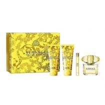 Versace Yellow Diamond 90Ml Edt 90Ml + 100Ml Body Lotion + 100Ml Shower Gel + 10Ml Edt   Für Frauen (Eau De Toilette)
