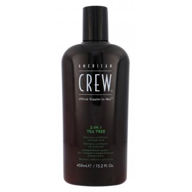 American Crew 3-In-1 Tea Tree  450Ml    Für Mann (Shampoo)