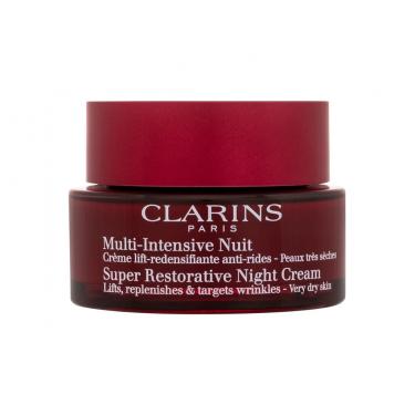 Clarins Super Restorative Night Cream Very Dry Skin 50Ml  Für Frauen  (Night Skin Cream)  