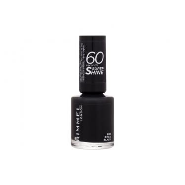 Rimmel London 60 Seconds Super Shine 8Ml  Für Frauen  (Nail Polish)  900 Rita´s Black