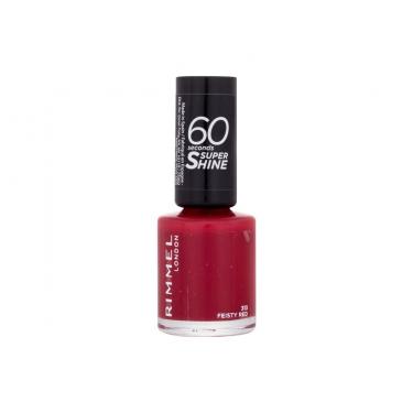 Rimmel London 60 Seconds Super Shine 8Ml  Für Frauen  (Nail Polish)  313 Feisty Red