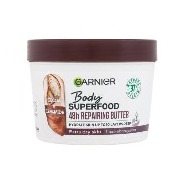 Garnier Body Superfood 48H Repairing Butter  380Ml   Cocoa + Ceramide Für Frauen (Body Butter)