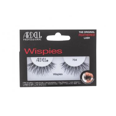 Ardell Wispies 704  1Pc Black   Für Frauen (False Eyelashes)