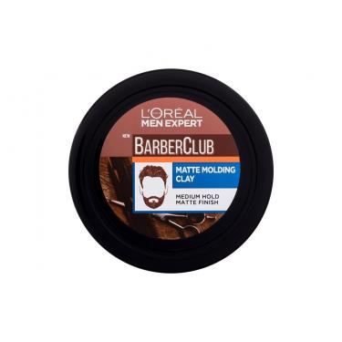 Loreal Paris Men Expert Barber Club Messy Hair Molding Clay 75Ml  Für Mann  (Hair Cream)  