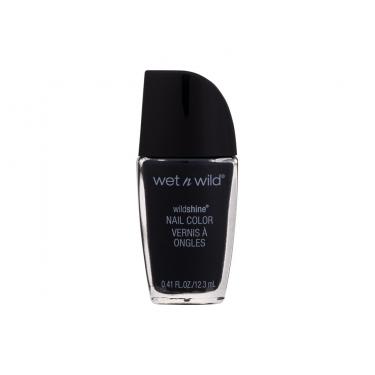 Wet N Wild Wildshine  12,3Ml  Für Frauen  (Nail Polish)  E485D Black Creme