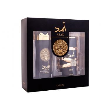Lattafa Asad    EDP 100 ml + Deodorant 200 ml Deodorant  100ml(Eau de Parfum) für Männer