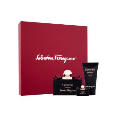 Salvatore Ferragamo Signorina Misteriosa 100Ml Edp 100 Ml + Edp 5 Ml + Body Lotion 50 Ml Für Frauen  Body Lotion(Eau De Parfum)  