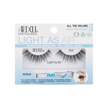 Ardell Light As Air 522 False Lashes Light As Air 522 1 Pair + Lash Glue Duo 1G 1Pc Black   Für Frauen (False Eyelashes)