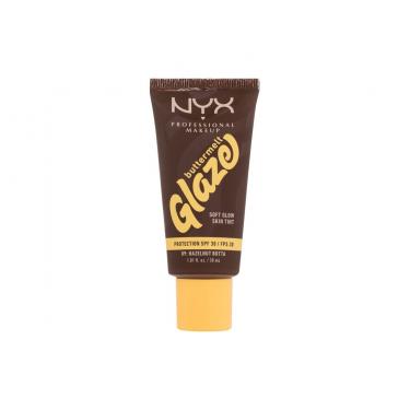 Nyx Professional Makeup Buttermelt 30Ml Glaze Soft Glow Skin Tint  Spf30 (Makeup) Für Frauen  09 Hazelnut Butta