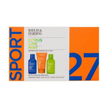 Baylis & Harding Citrus Lime & Mint Refreshing Essentials Trio Hair&Body Shower Gel Citrus Lime & Mint 100 Ml + Facial Soap Citrus Lime & Mint 100 Ml + Aftershave Balm Citrus Lime & Mint 50 Ml 100Ml    Für Mann (Shower Gel)